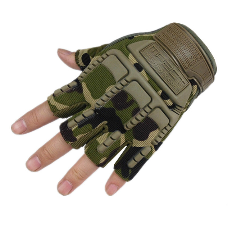 机车与战术的交融 沙色半指手套，打造军迷专属骑行装备